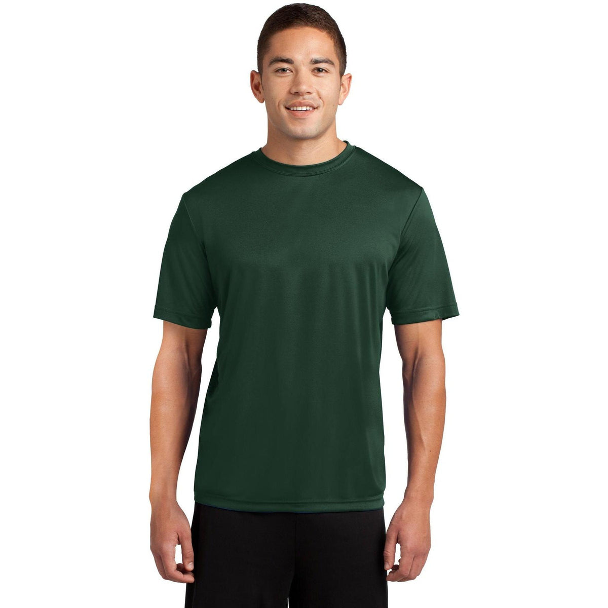 no-logo Sport-Tek Tall PosiCharge Competitor Tee-Polos-Sport-Tek-Forest Green-LT-Thread Logic