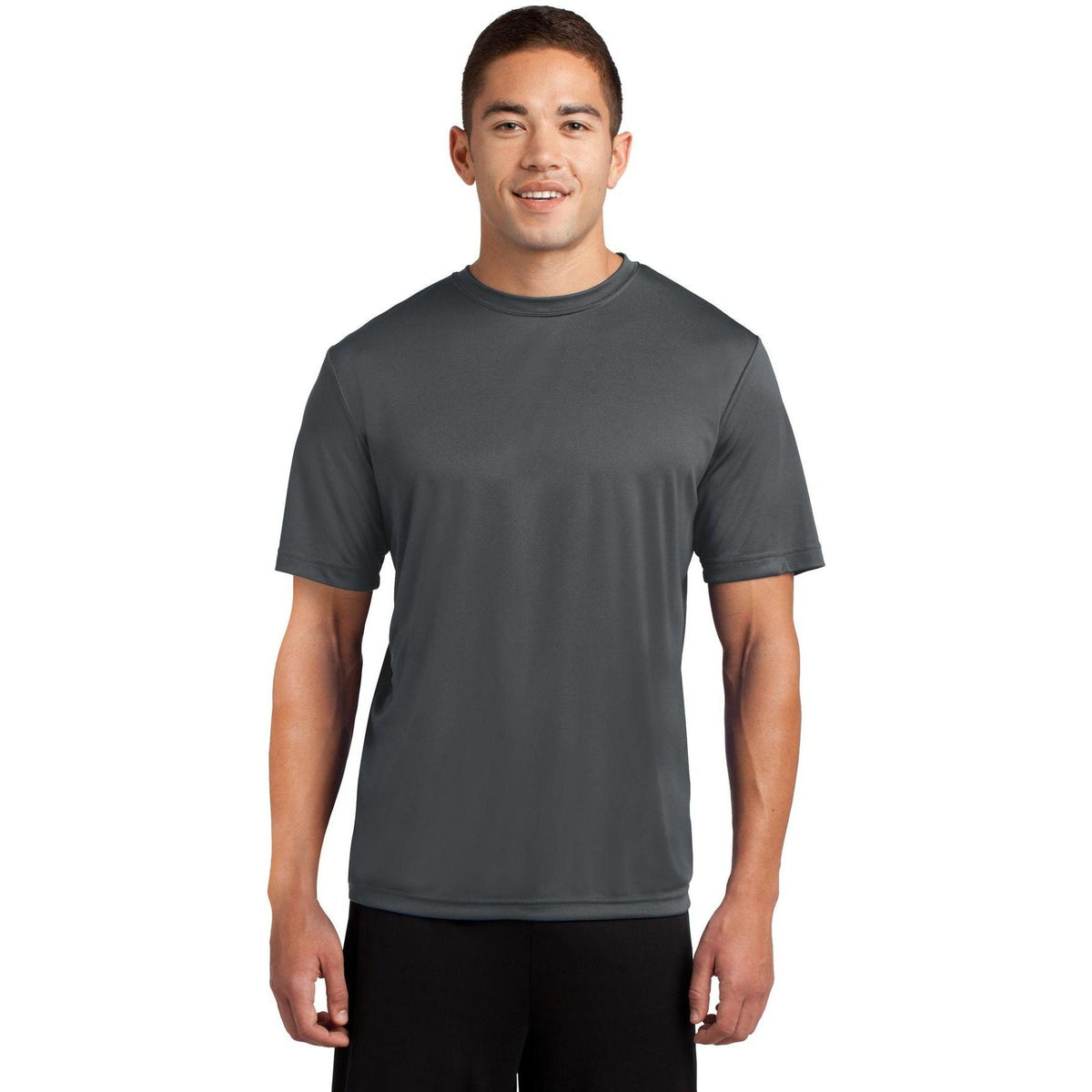 no-logo Sport-Tek Tall PosiCharge Competitor Tee-Polos-Sport-Tek-Iron Grey-LT-Thread Logic