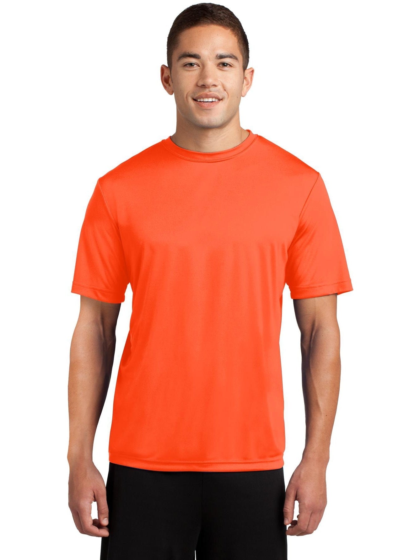  Sport-Tek Tall PosiCharge Competitor Tee-Regular-Sport-Tek-Neon Orange-LT-Thread Logic
