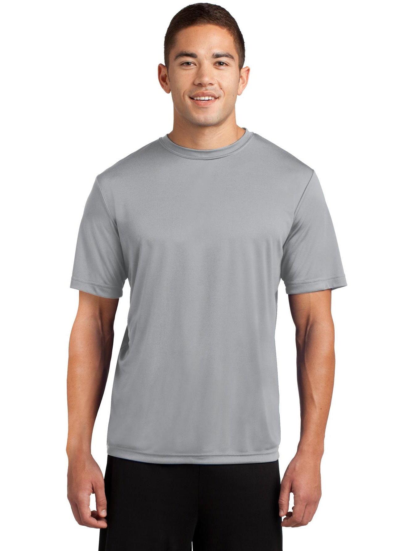  Sport-Tek Tall PosiCharge Competitor Tee-Regular-Sport-Tek-Silver-LT-Thread Logic