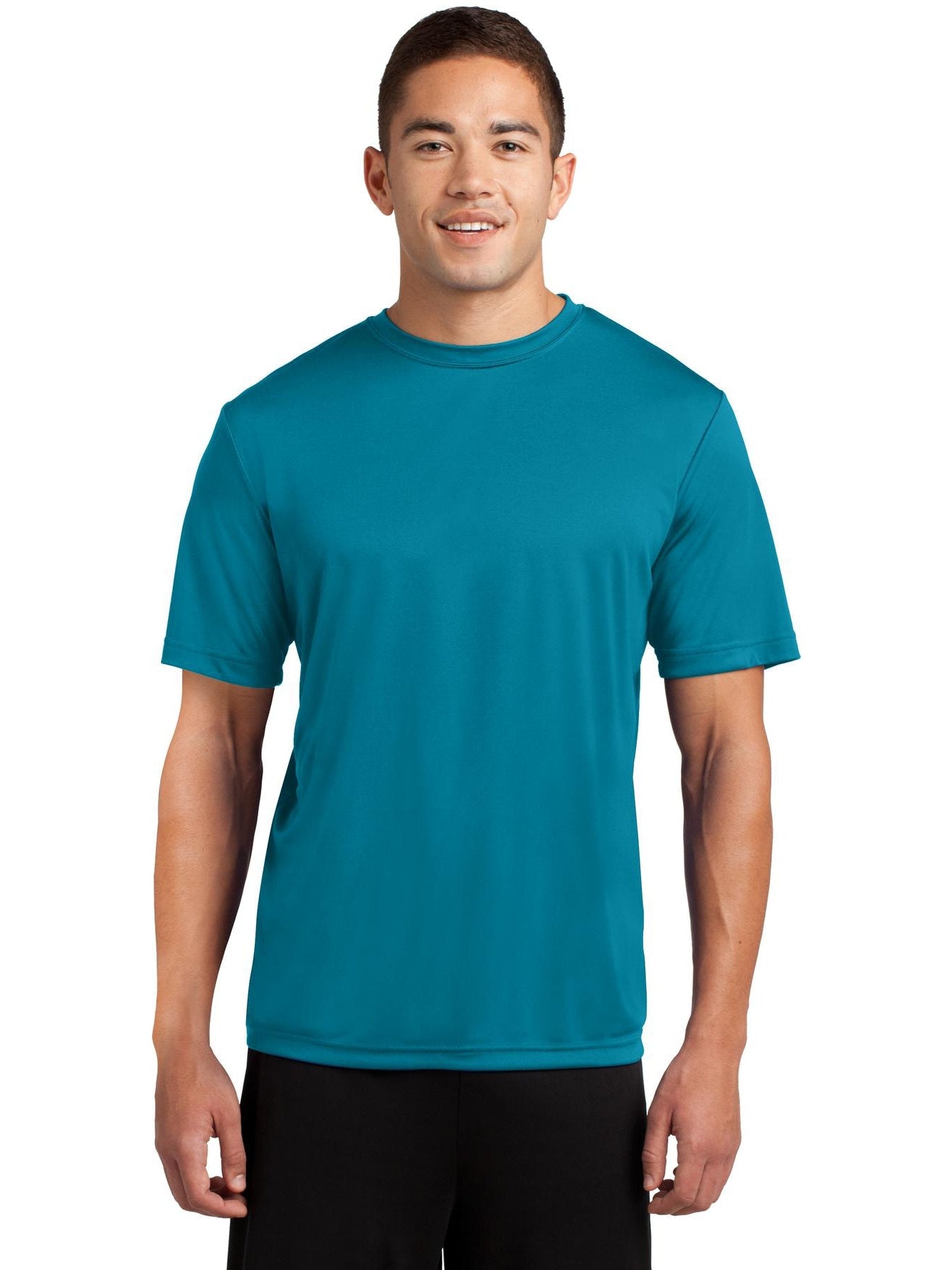  Sport-Tek Tall PosiCharge Competitor Tee-Regular-Sport-Tek-Tropic Blue-LT-Thread Logic