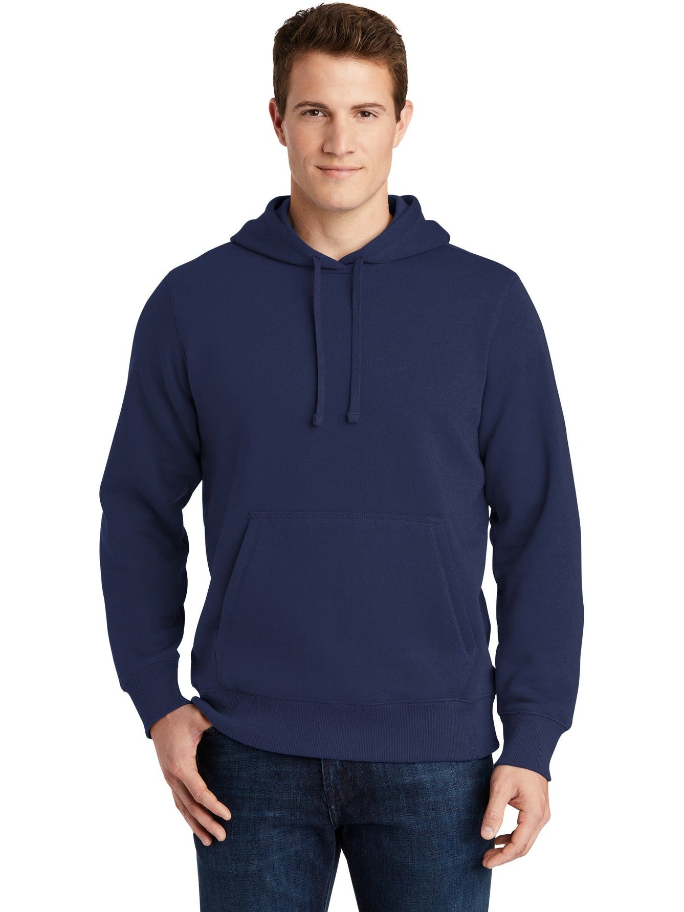  Sport-Tek Tall Pullover Hooded Sweatshirt-Regular-Sport-Tek-True Navy-LT-Thread Logic
