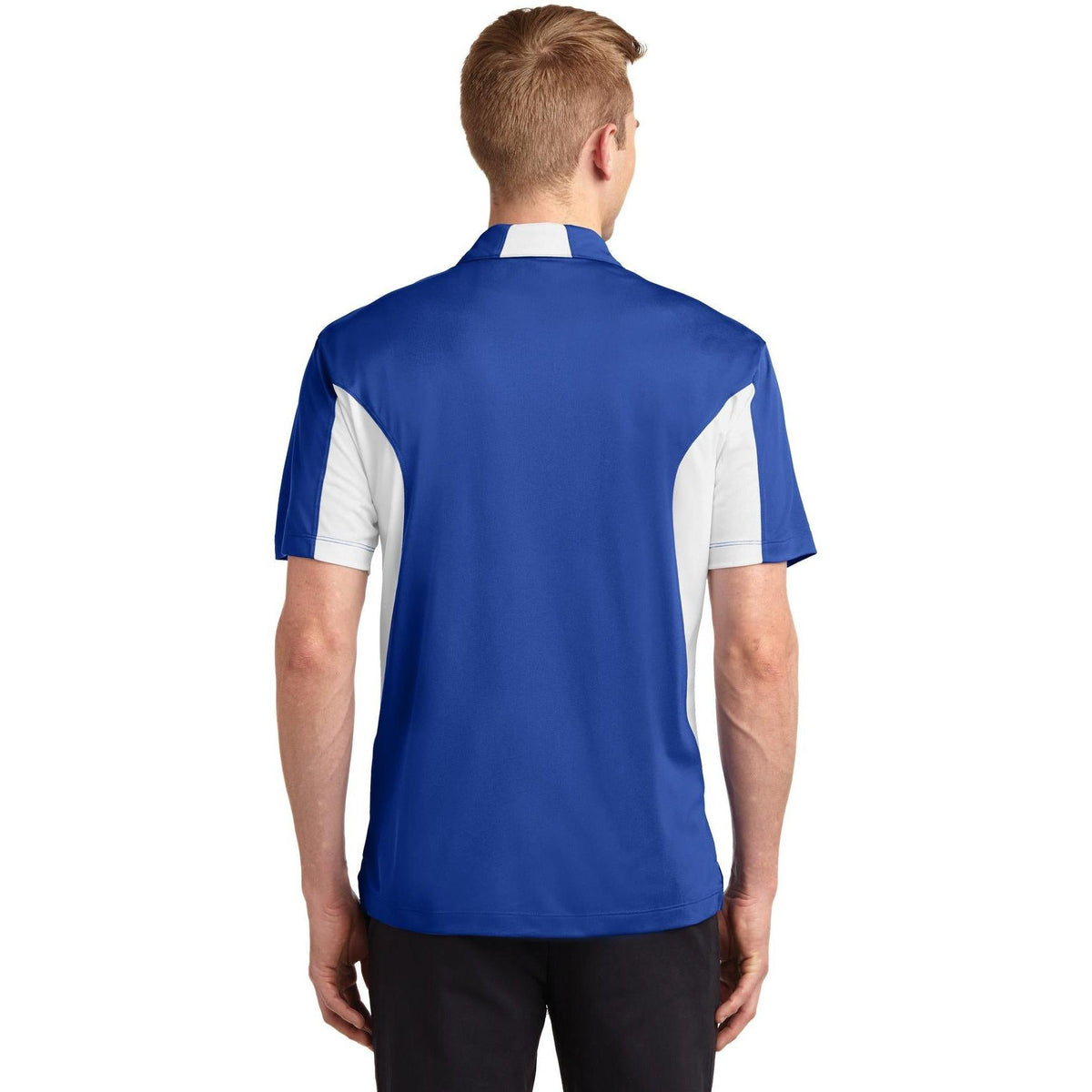 no-logo Sport-Tek Tall Side Blocked Sport Wick Polo-Regular-Sport-Tek-Thread Logic