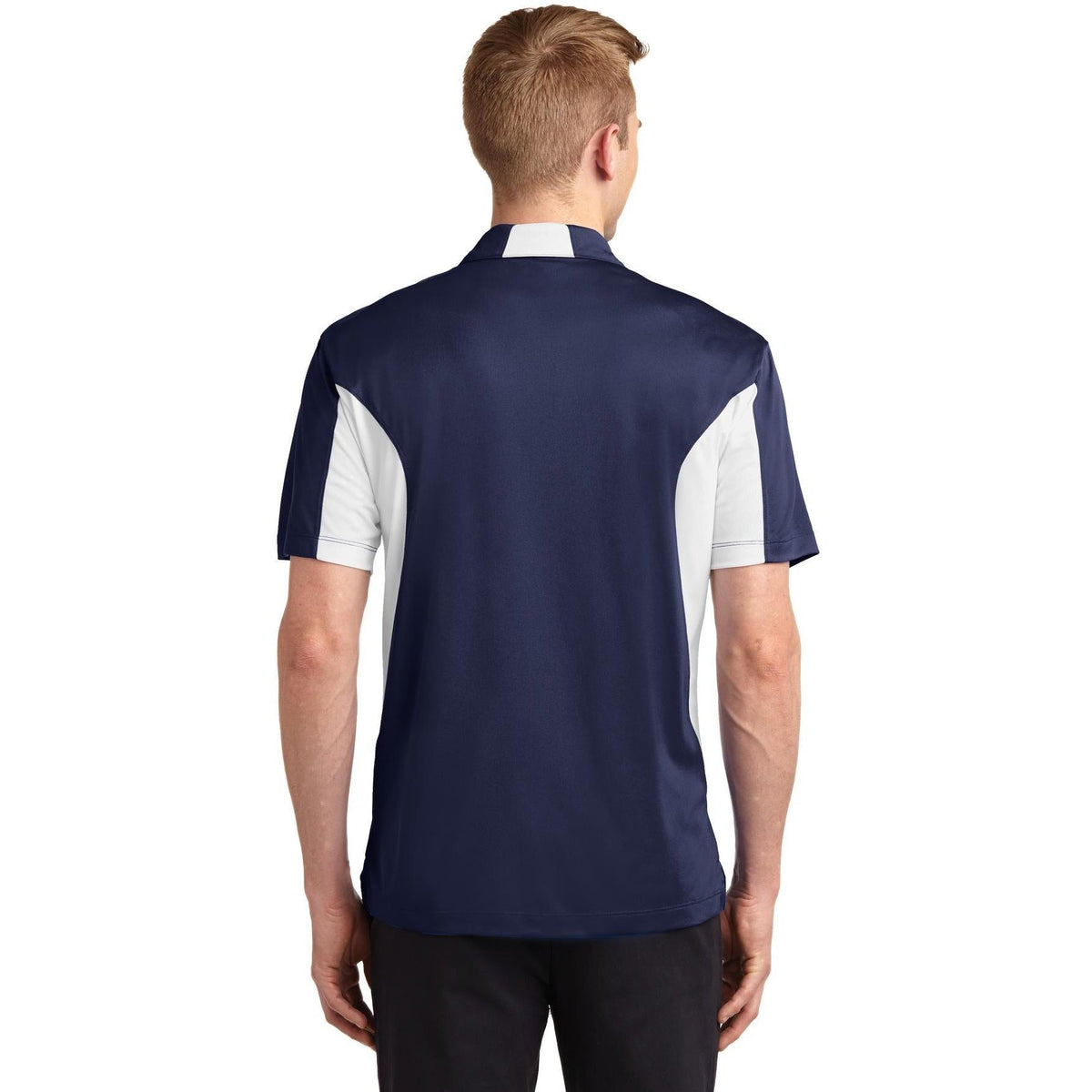 no-logo Sport-Tek Tall Side Blocked Sport Wick Polo-Regular-Sport-Tek-Thread Logic