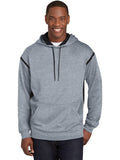  Sport-Tek Tech Fleece Hooded Sweatshirt-Regular-Sport-Tek-Grey Heather/Black-S-Thread Logic