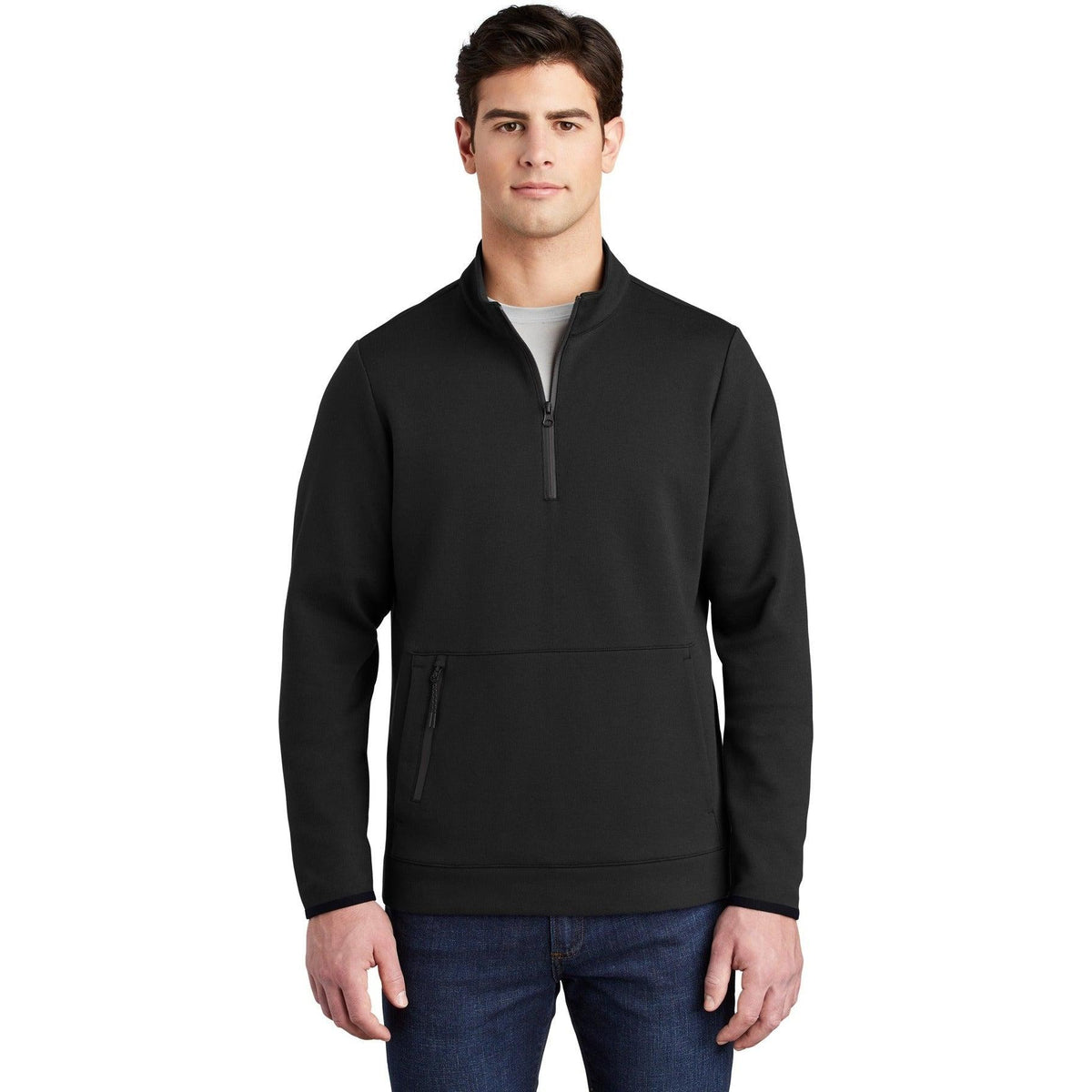 logo-left Sport-Tek Triumph 1/4-Zip Pullover-Quarter Zips-Sport-Tek-Black-S-Thread Logic