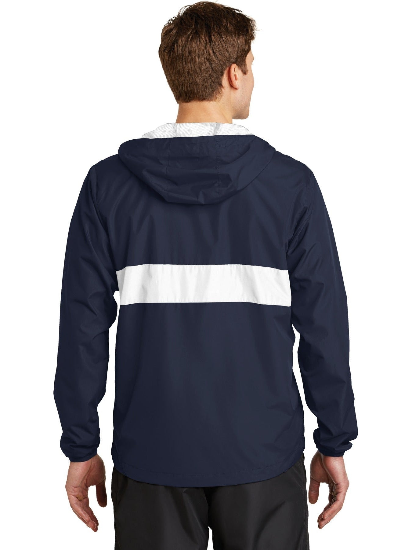 no-logo Sport-Tek Zipped Pocket Anorak-Regular-Sport-Tek-Thread Logic