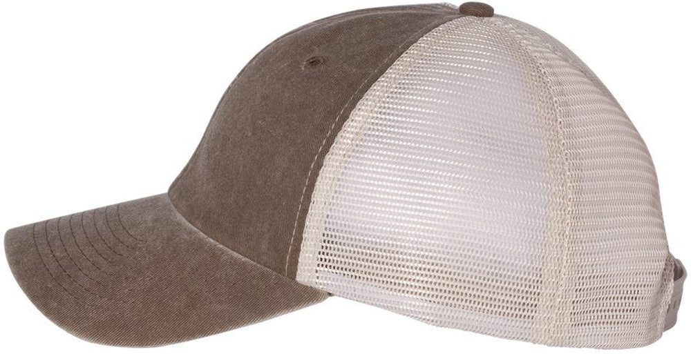 no-logo Sportsman Pigment-Dyed Trucker Cap-Headwear-Sportsman-Thread Logic 