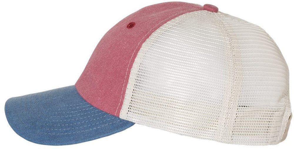 no-logo Sportsman Pigment-Dyed Trucker Cap-Headwear-Sportsman-Thread Logic 