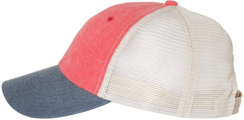 no-logo Sportsman Pigment-Dyed Trucker Cap-Headwear-Sportsman-Thread Logic 