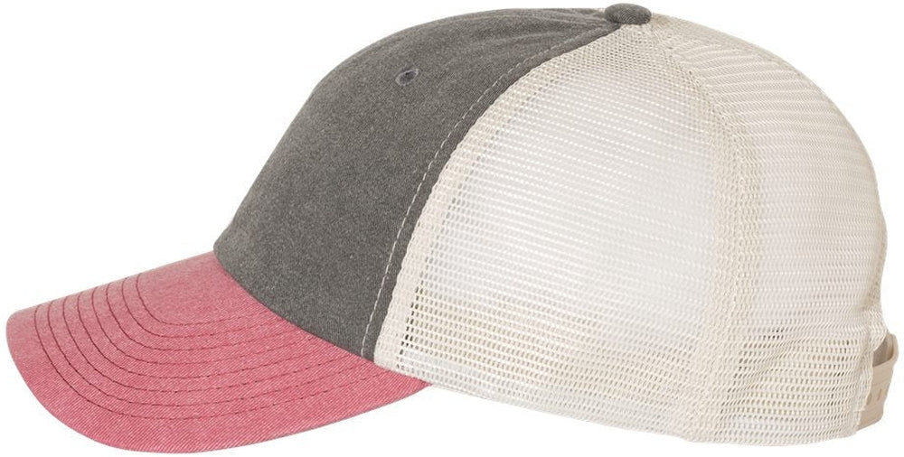 no-logo Sportsman Pigment-Dyed Trucker Cap-Headwear-Sportsman-Thread Logic 