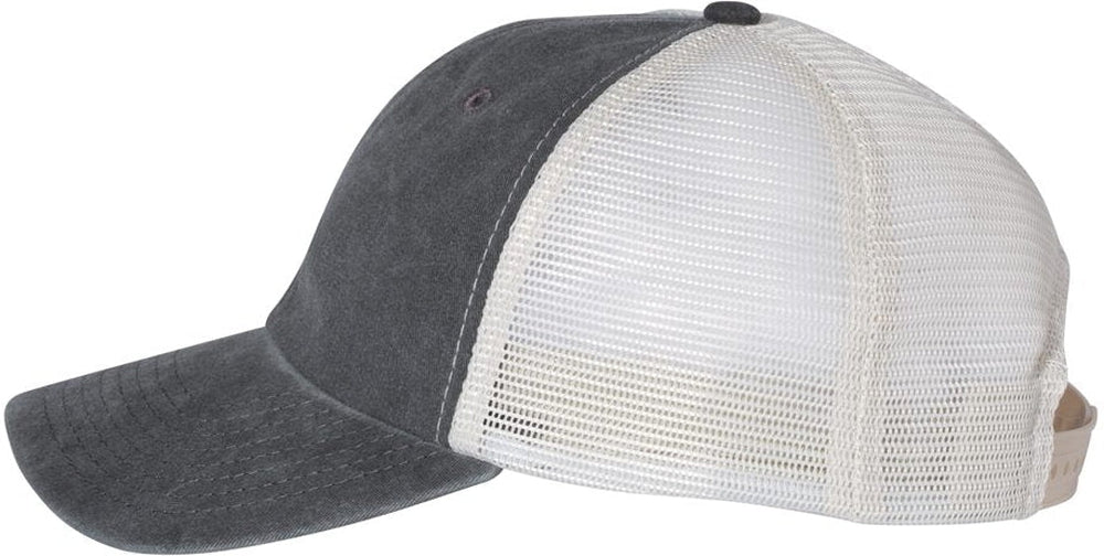 no-logo Sportsman Pigment-Dyed Trucker Cap-Headwear-Sportsman-Thread Logic 