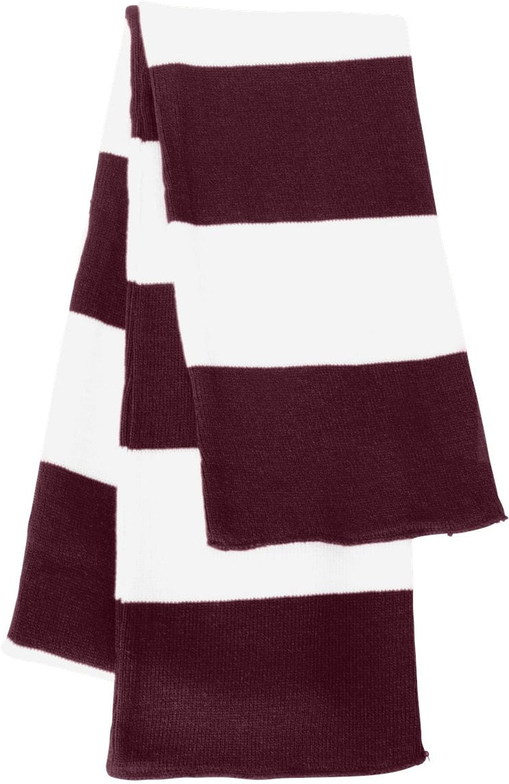 no-logo Sportsman Rugby-Striped Knit Scarf-Headwear - Winter-Sportsman-Thread Logic