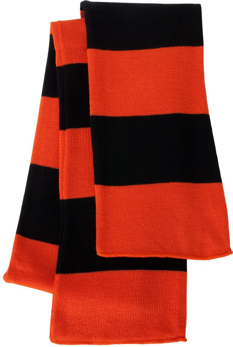 no-logo Sportsman Rugby-Striped Knit Scarf-Headwear - Winter-Sportsman-Thread Logic