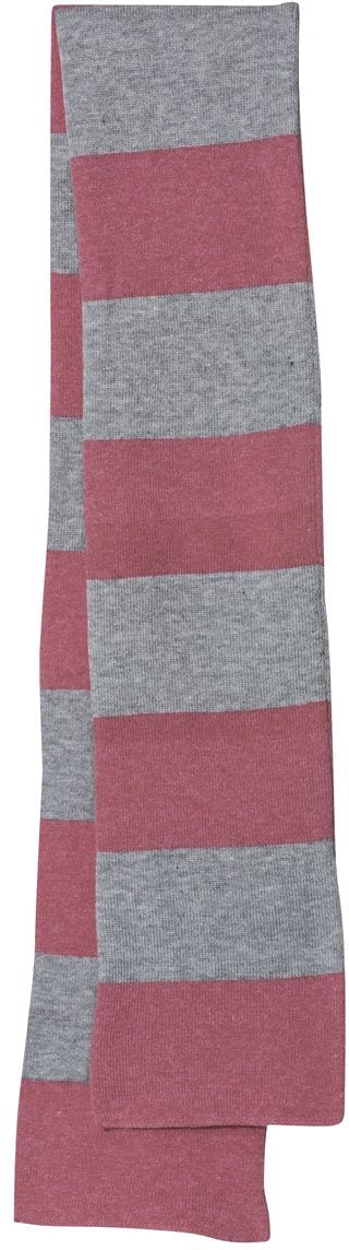 Sportsman Rugby-Striped Knit Scarf