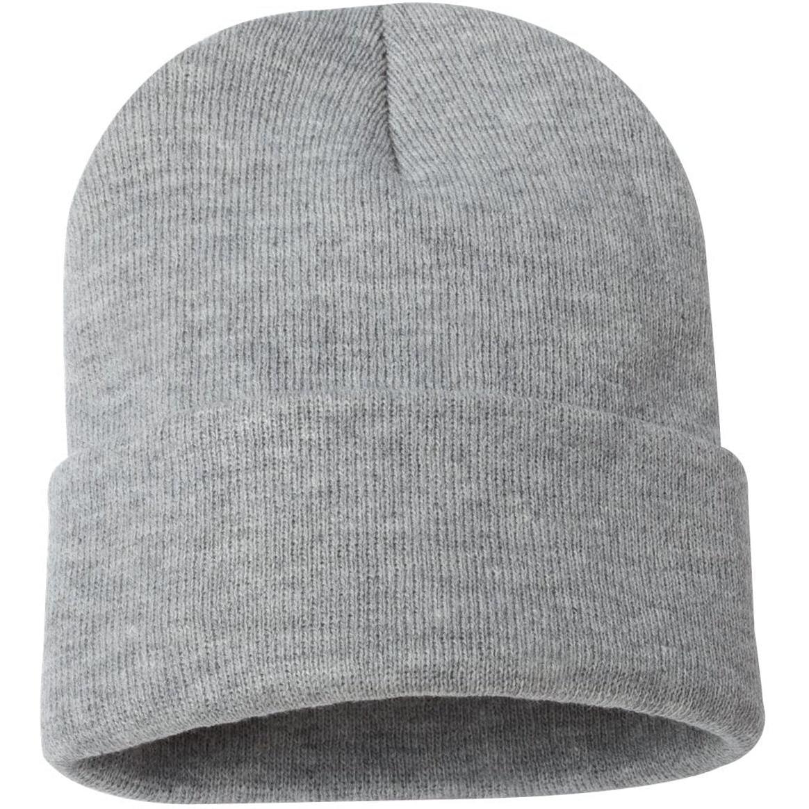 no-logo Sportsman Solid 12" Cuffed Beanie-Headwear - Winter-Sportsman-Thread Logic