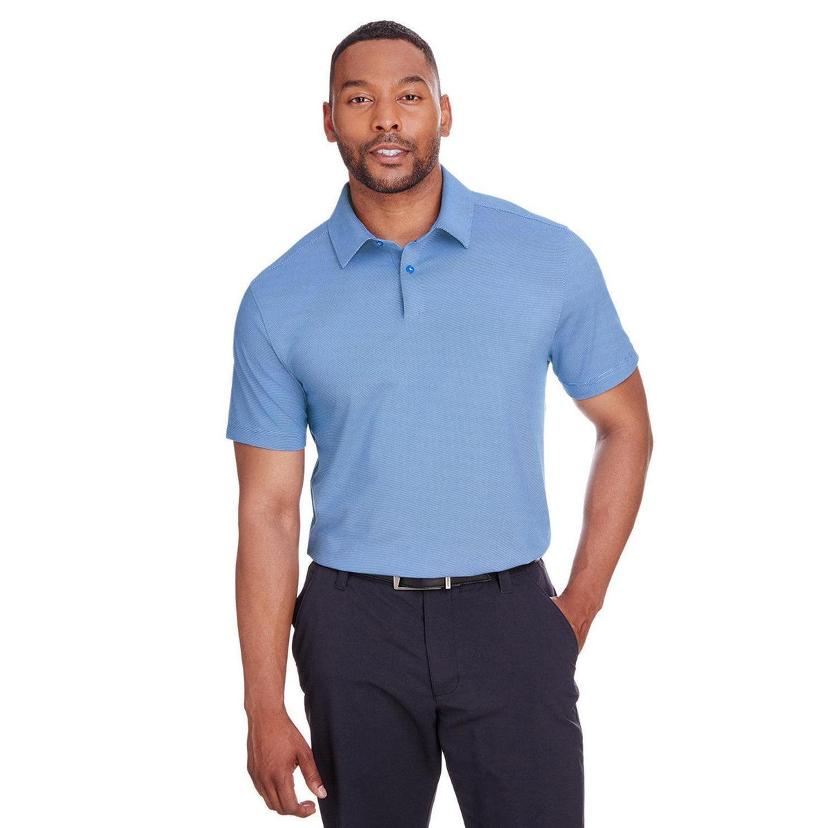 logo-left Spyder Boundary Polo-Men's Polos-Spyder-Royal Stripe-S-Thread Logic