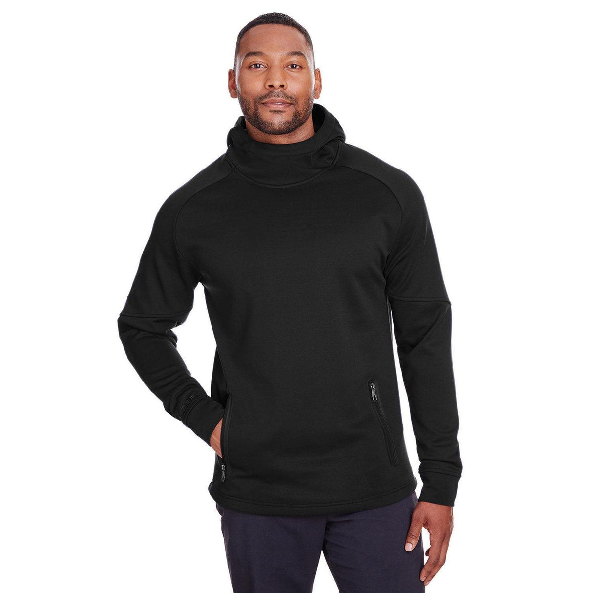 logo-left Spyder Hayer Hooded Sweatshirt-Hoodies-Spyder-Black-S-Thread Logic