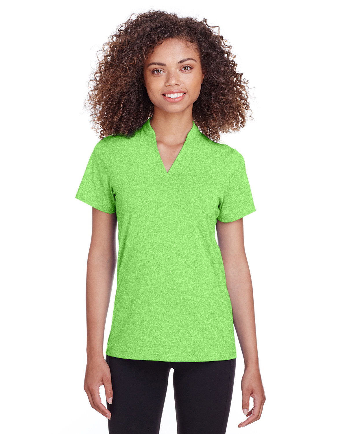  Spyder Ladies Boundary Polo-Ladies Polos-Spyder-Lime Stripe-S-Thread Logic