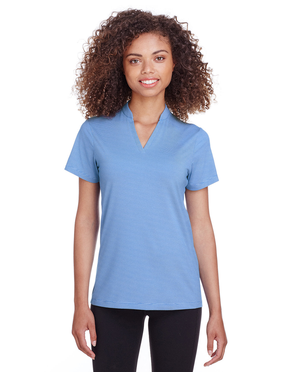  Spyder Ladies Boundary Polo-Ladies Polos-Spyder-Royal Stripe-S-Thread Logic