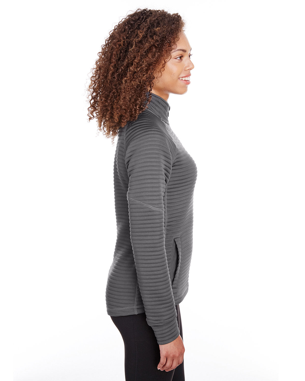 no-logo Spyder Ladies Capture Quarter-Zip Fleece-Ladies Layering-Spyder-Thread Logic