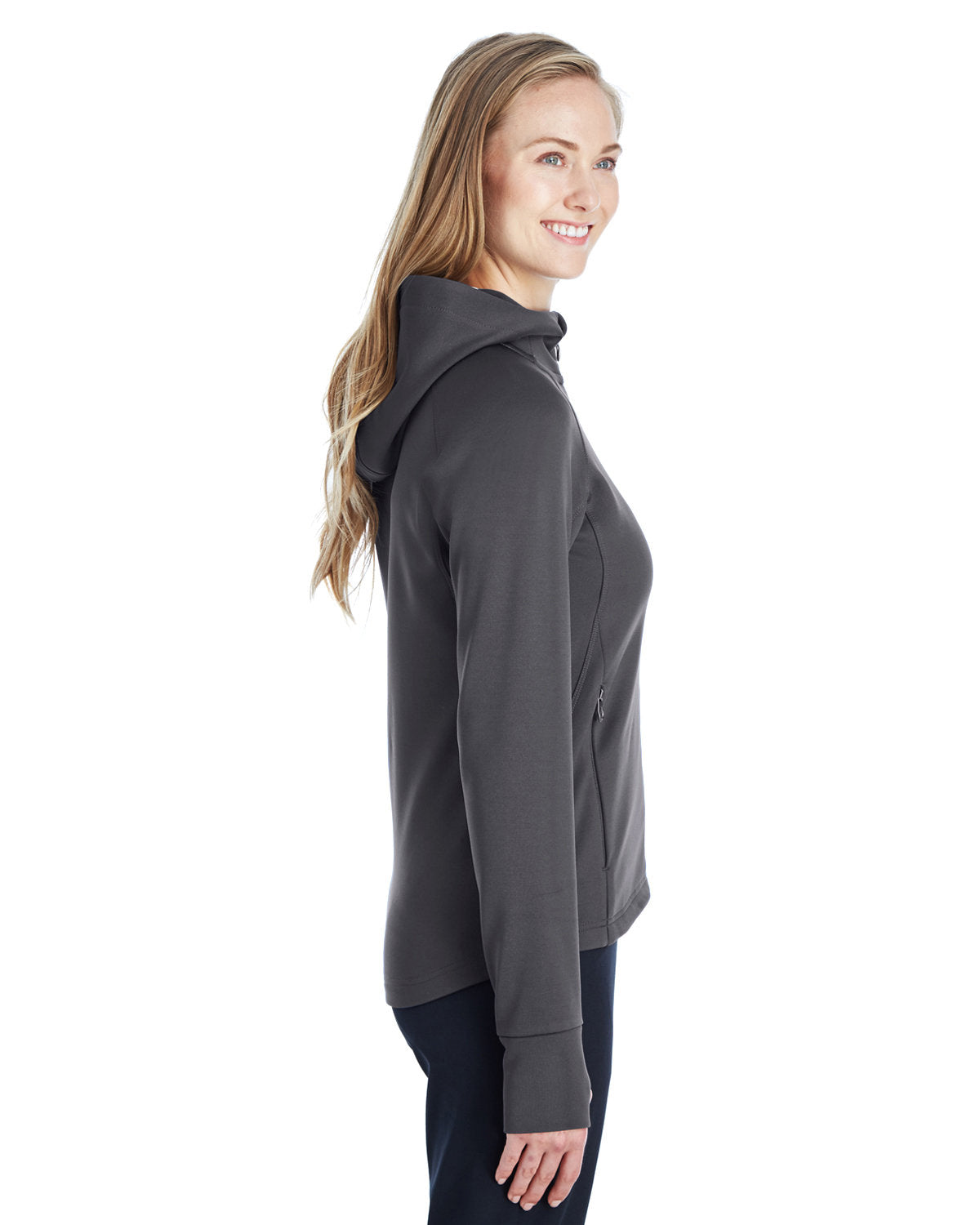 no-logo Spyder Ladies Hayer Full-Zip Hooded Fleece Jacket-Ladies Jackets-Spyder-Thread Logic