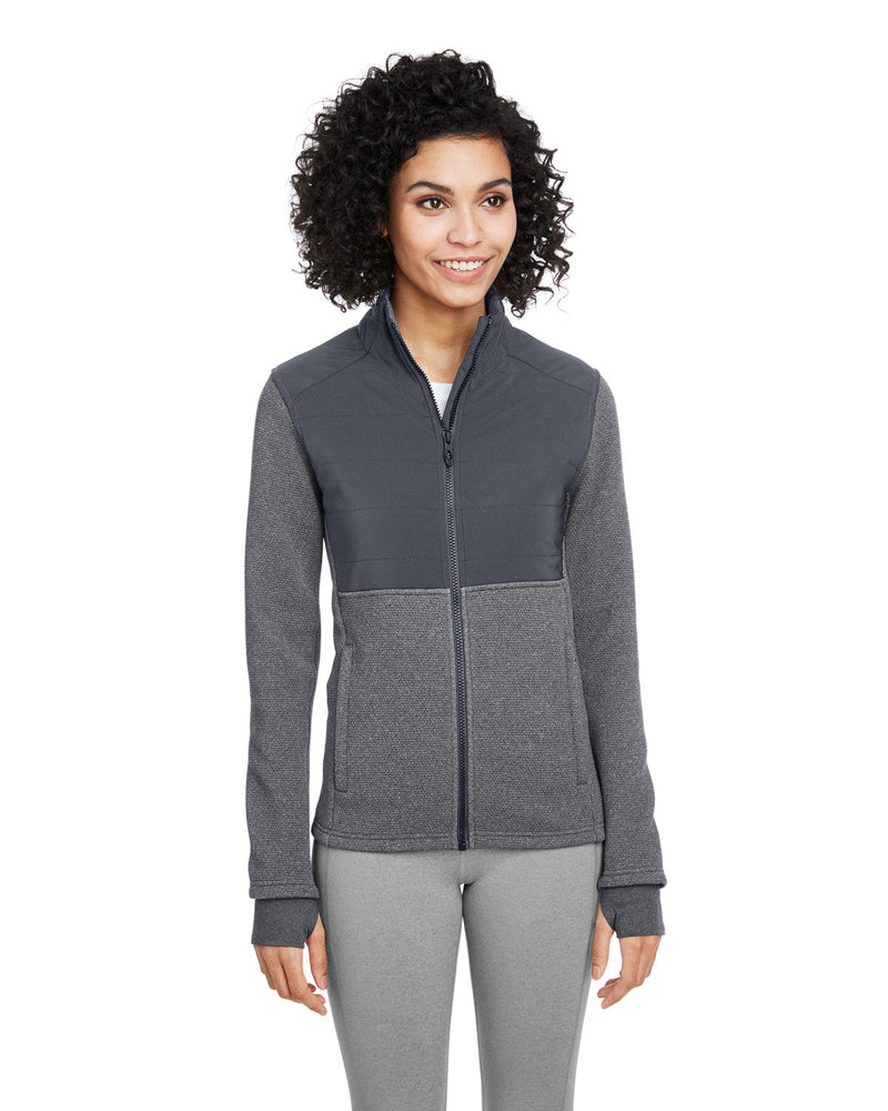  Spyder Ladies Pursuit Jacket-Ladies Jackets-Spyder-Black Heather/Black-2XL-Thread Logic