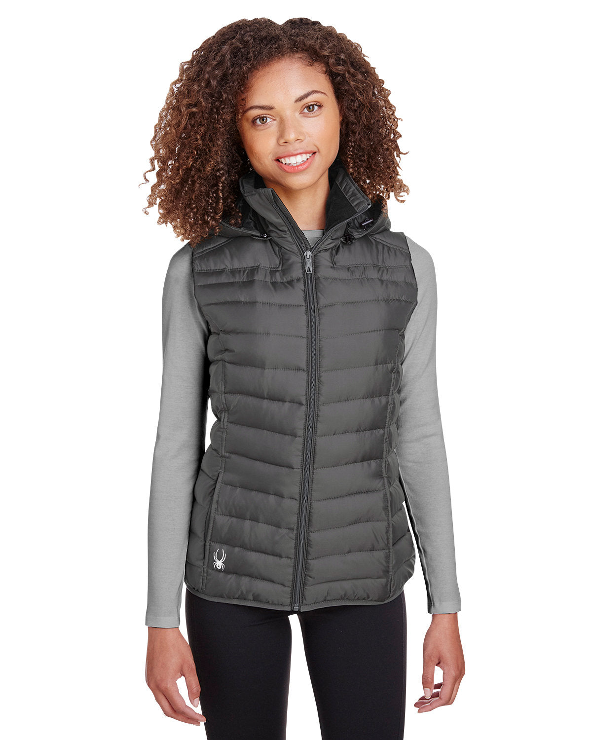  Spyder Ladies Supreme Puffer Vest-Ladies Layering-Spyder-Polar-XS-Thread Logic