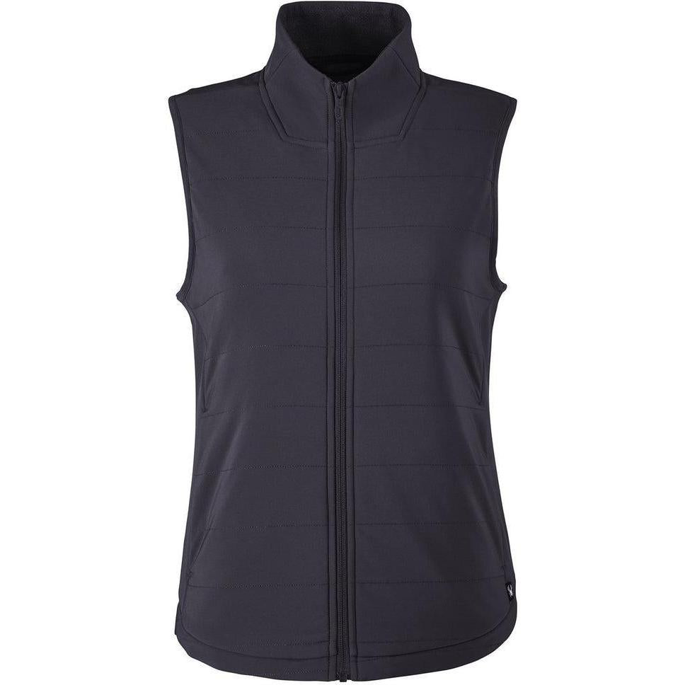 logo-left  Spyder Ladies Transit Vest-Ladies Layering-Spyder-Black-XS-Thread Logic