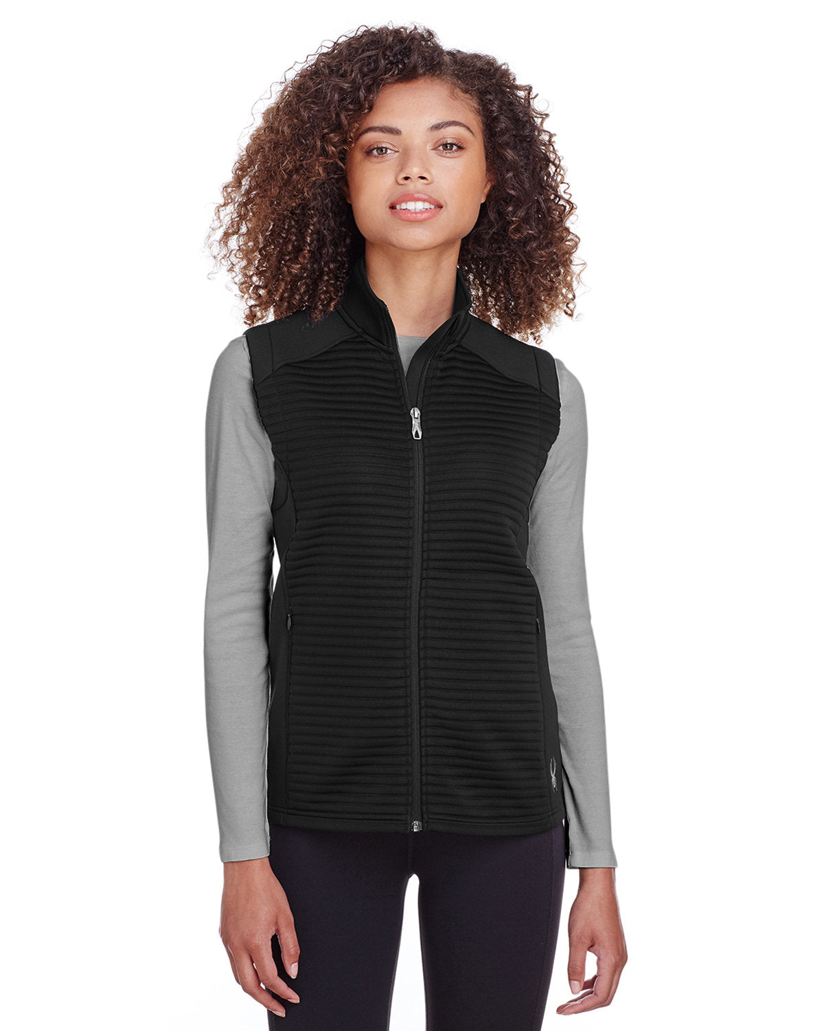 Spyder Ladies Venom Vest-Ladies Layering-Spyder-Black-XS-Thread Logic