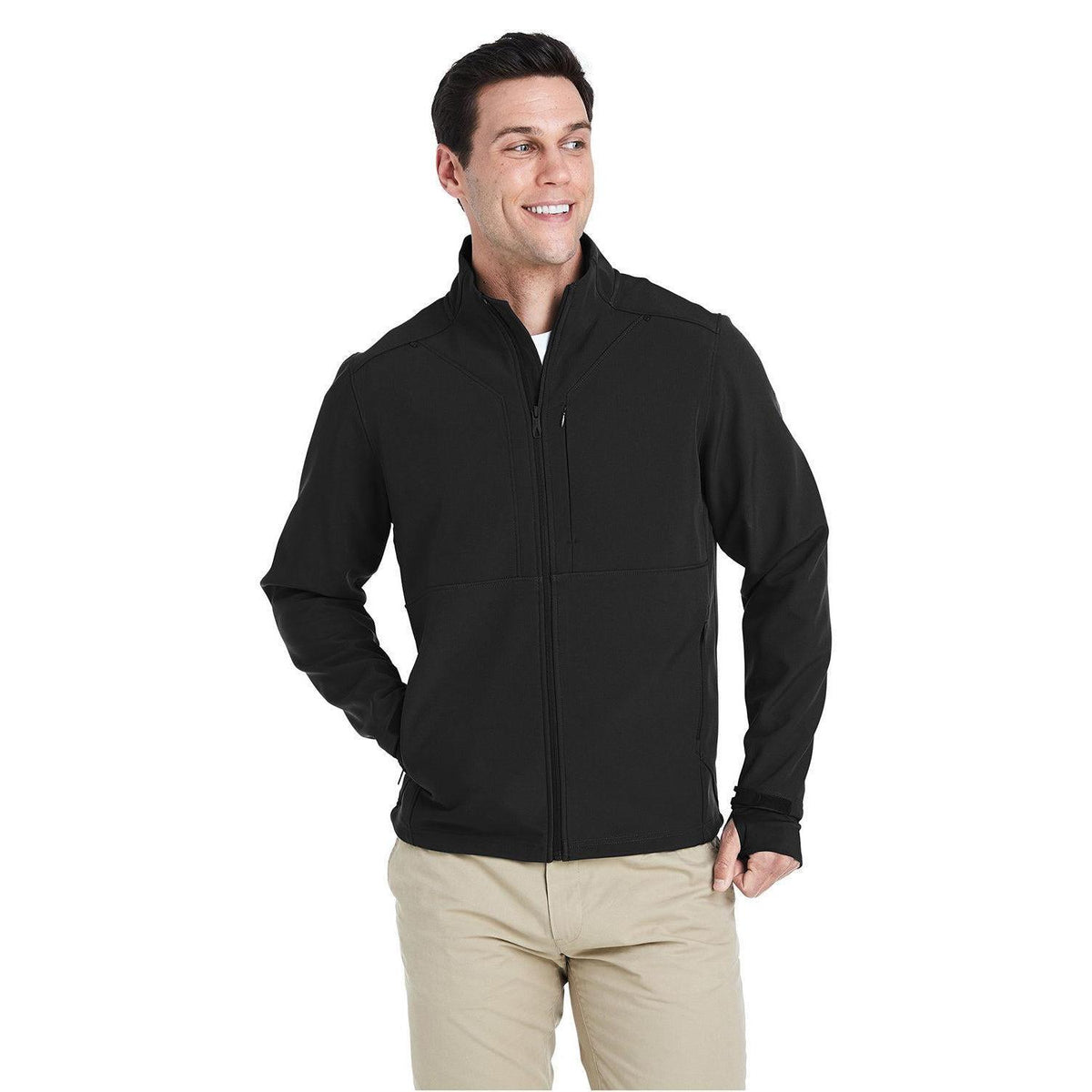logo-left  Spyder Touring Jacket-Men's Jackets-Spyder-Black-S-Thread Logic