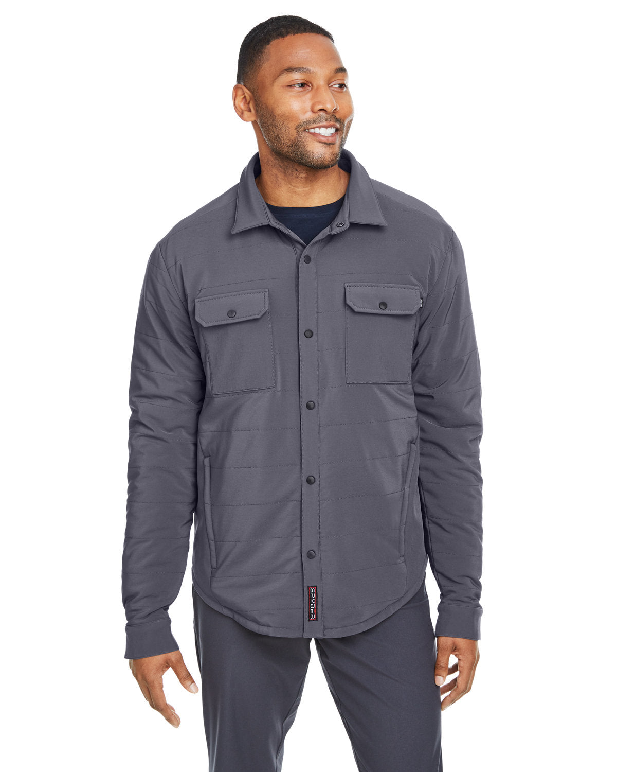  Spyder Transit Shirt Jacket-Men's Jackets-Spyder-Polar-S-Thread Logic
