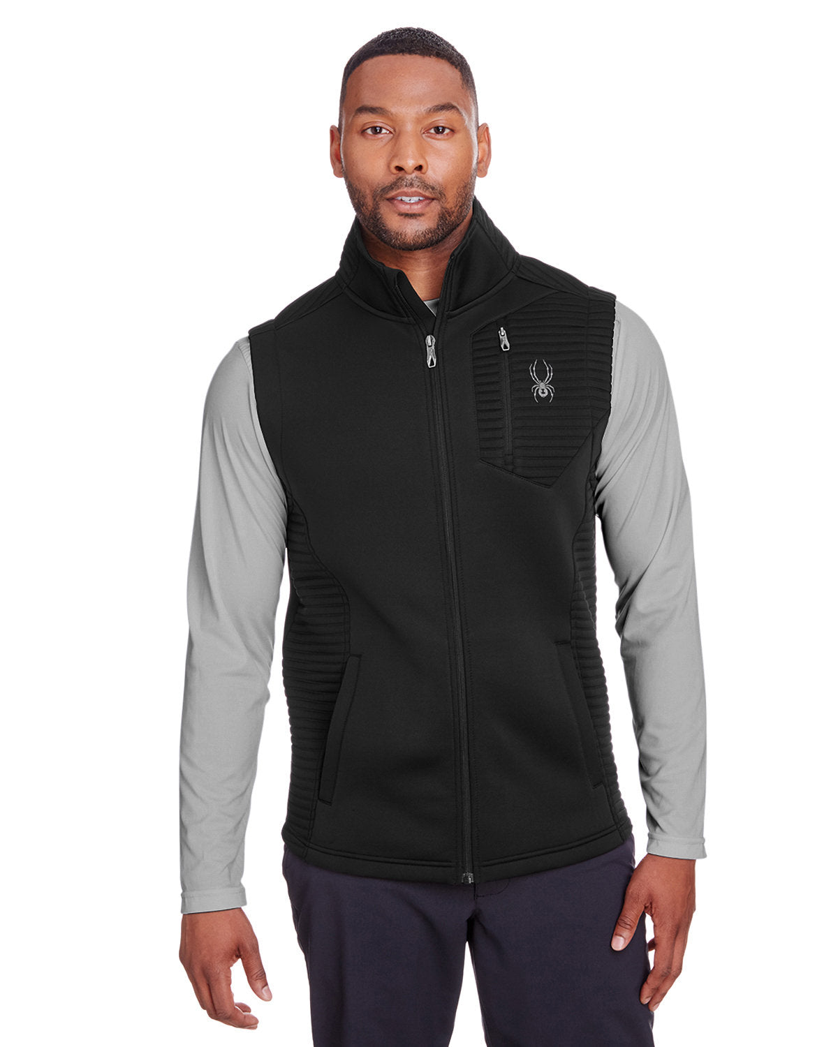  Spyder Venom Vest-Men's Layering-Spyder-Black-S-Thread Logic