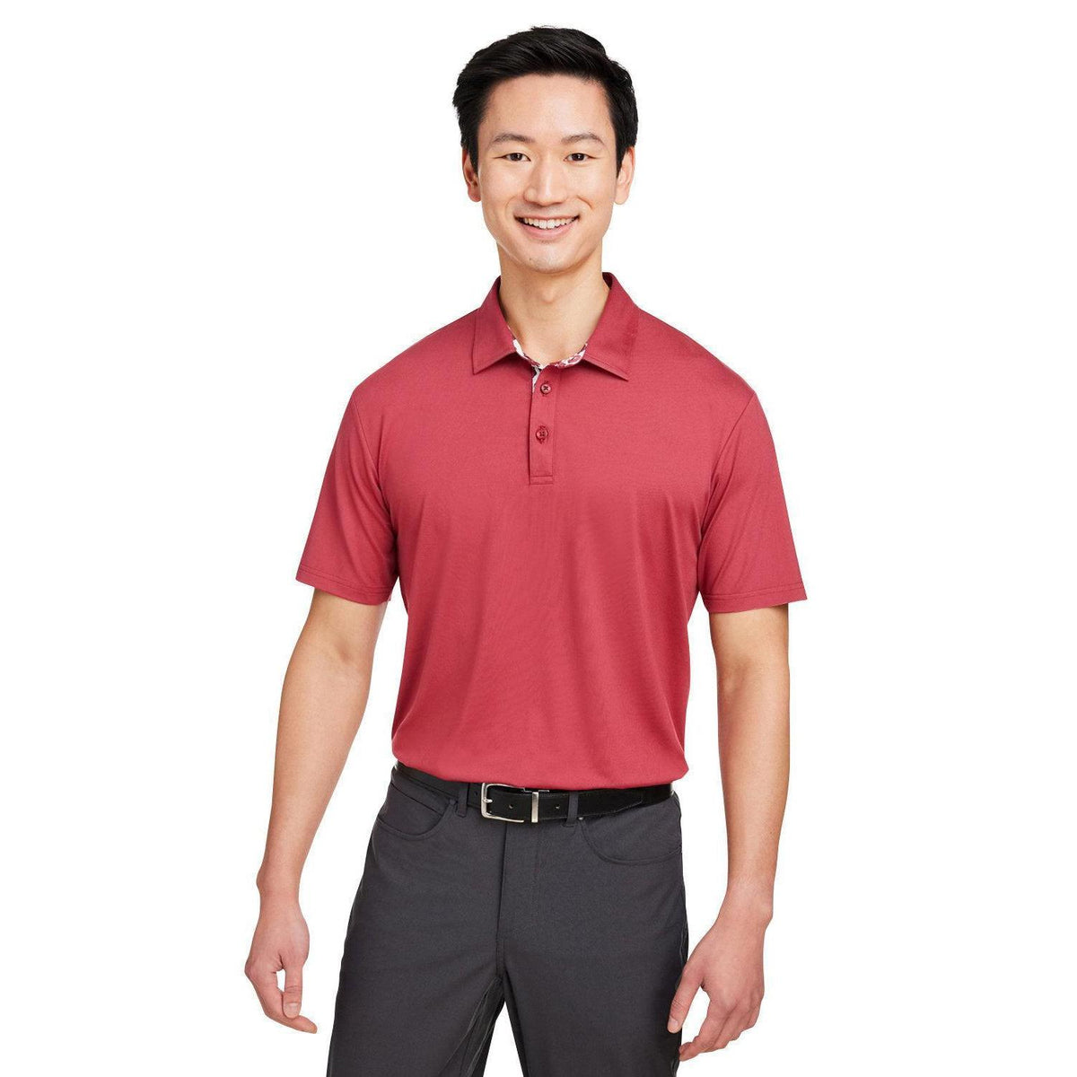 no-logo Swannies James Polo-Polos-Swannies Golf-Red Heather-S-Thread Logic