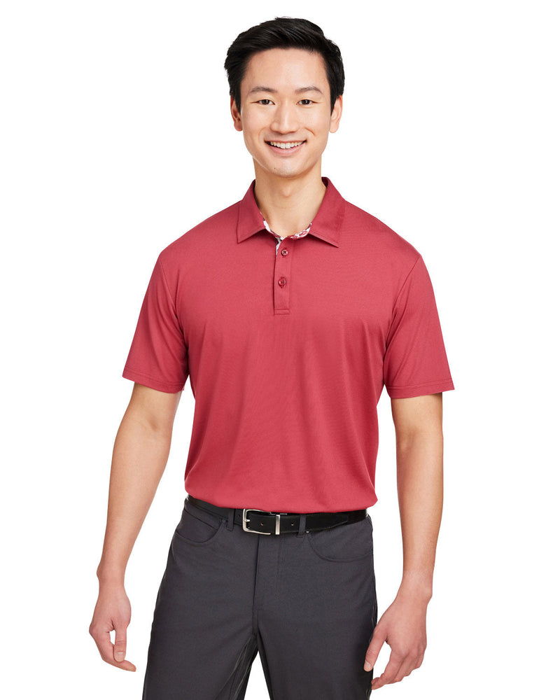 Swannies James Polo-Polos-Swannies Golf-Red Heather-S-Thread Logic