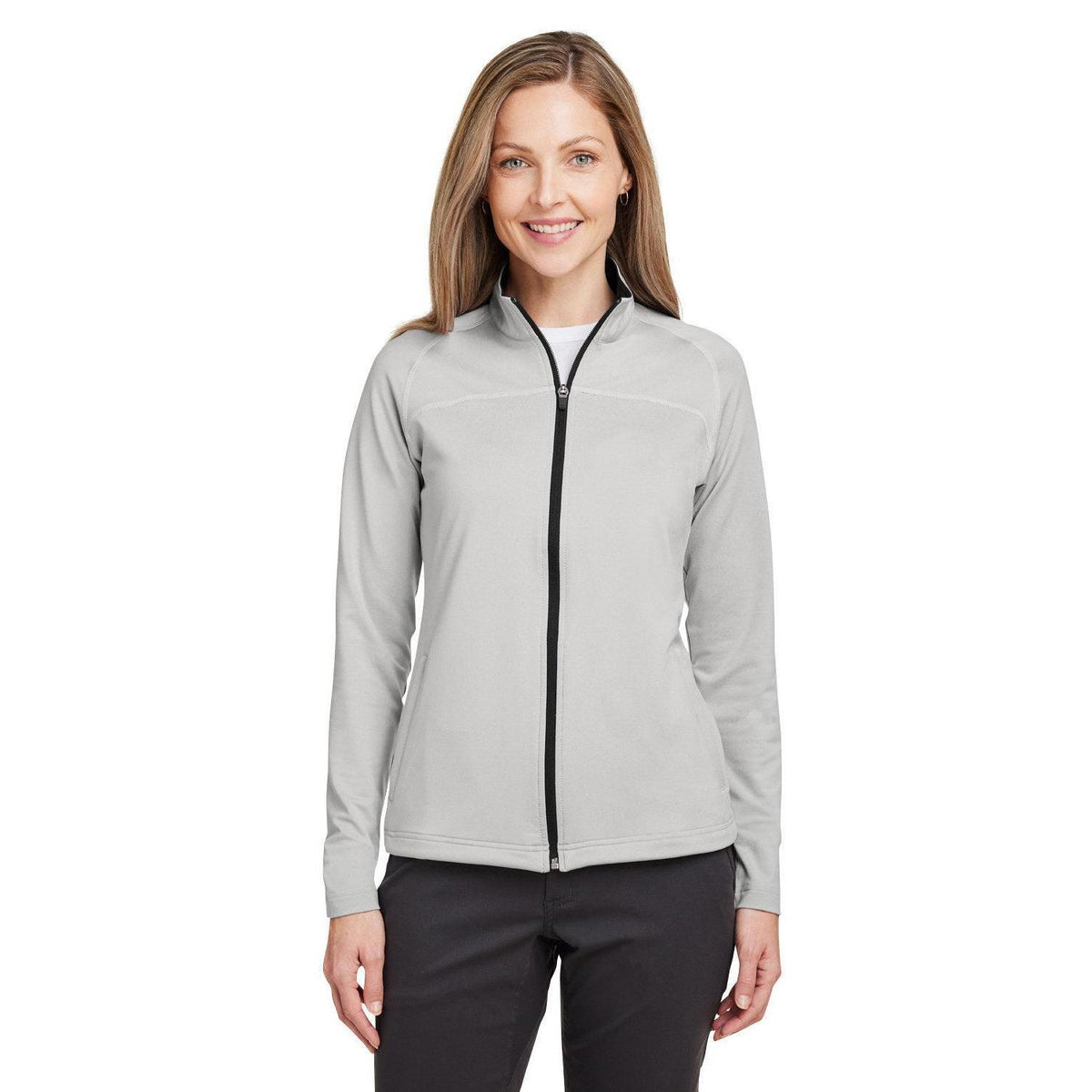 no-logo Swannies Ladies Cora Full-Zip-Knits and Layering-Swannies Golf-Glacier-XS-Thread Logic