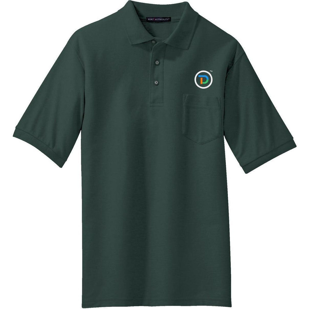 no-logo Port Authority Tall Silk Touch Polo with Pocket-Regular-Port Authority-Thread Logic