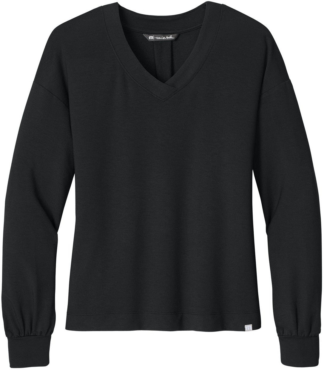 Invel レディース Vネック　長袖　 Tシャツ M ブラック TravisMathew Ladies Long Weekend V-Neck