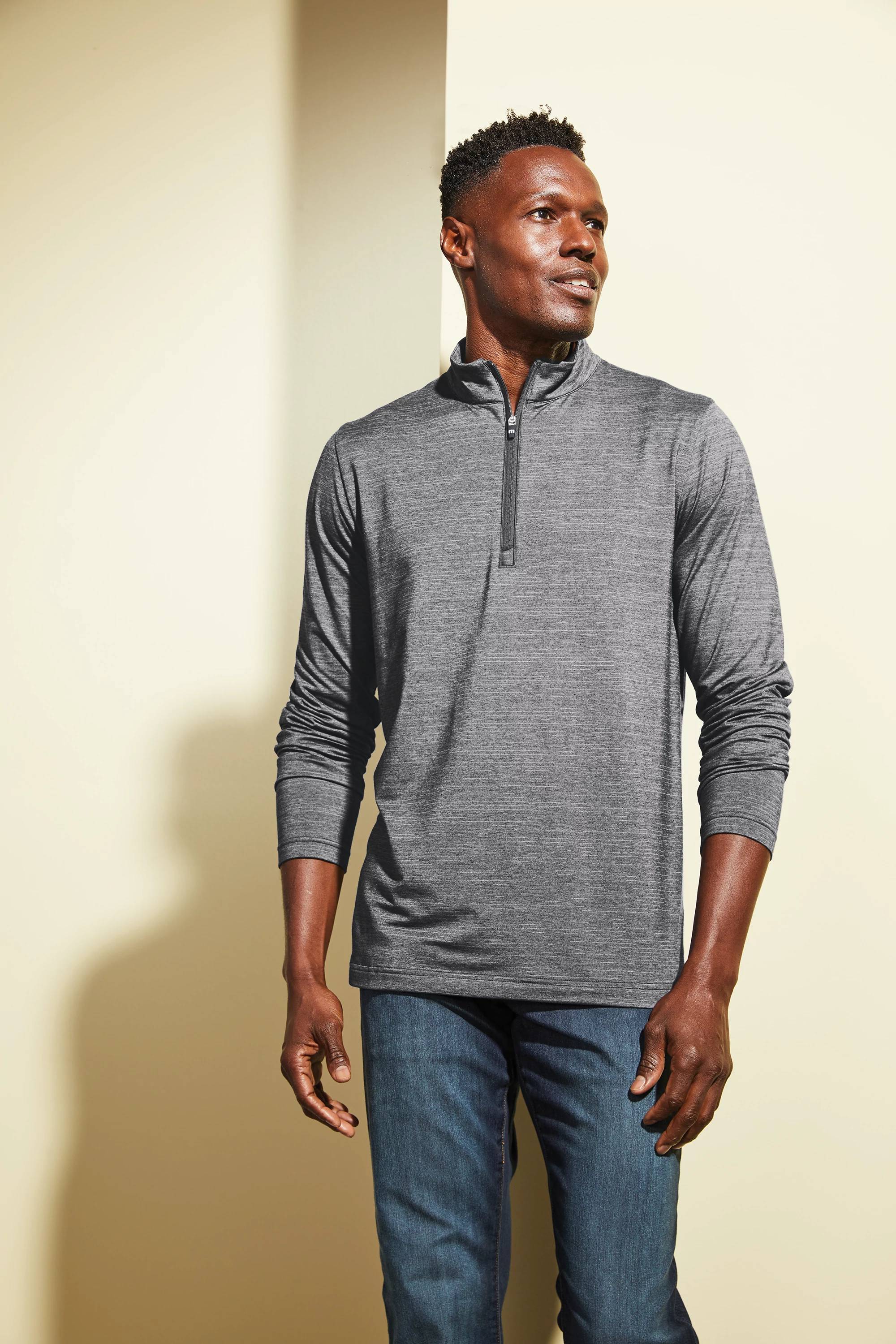 TravisMathew TM1MW452 Quarter-Zip Pullover with Custom Embroidery