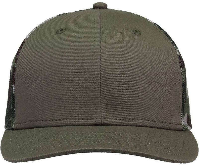 The Game Everyday Camo Trucker Cap-Apparel-The Game-Olive/ Woodland-Adjustable-Thread Logic 