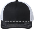 The Game Everyday Rope Trucker Cap-Apparel-The Game-Black/ White-Adjustable-Thread Logic 
