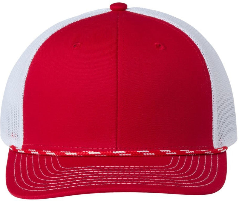 The Game Everyday Rope Trucker Cap-Apparel-The Game-Red/ White-Adjustable-Thread Logic 