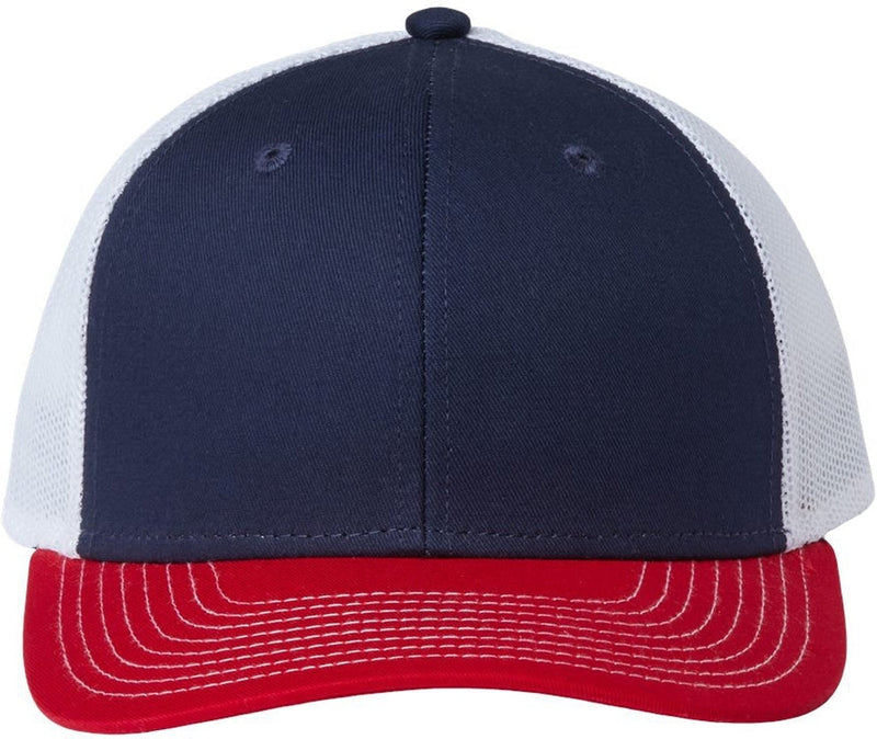 The Game Everyday Trucker Cap-Apparel-The Game-Navy/ Red/ White-Adjustable-Thread Logic 