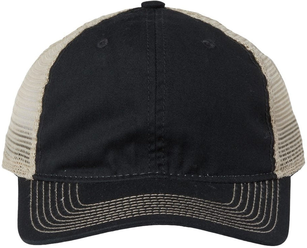 The Game Soft Trucker Cap-Apparel-The Game-Black/ Khaki-Adjustable-Thread Logic 