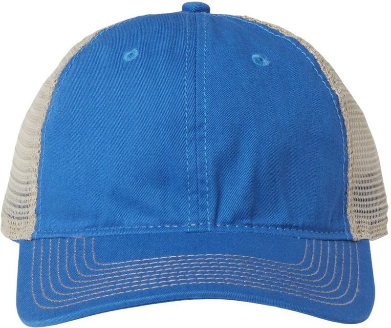 The Game Soft Trucker Cap-Apparel-The Game-LA Blue/ Khaki-Adjustable-Thread Logic 