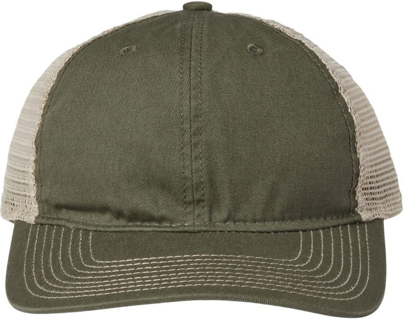 The Game Soft Trucker Cap-Apparel-The Game-Light Olive/ Khaki-Adjustable-Thread Logic 