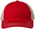 The Game Soft Trucker Cap-Apparel-The Game-Red/ Khaki-Adjustable-Thread Logic 