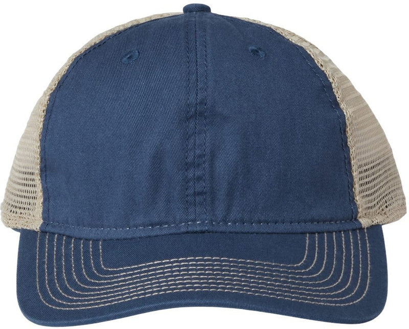 The Game Soft Trucker Cap-Apparel-The Game-Vintage Blue/ Khaki-Adjustable-Thread Logic 