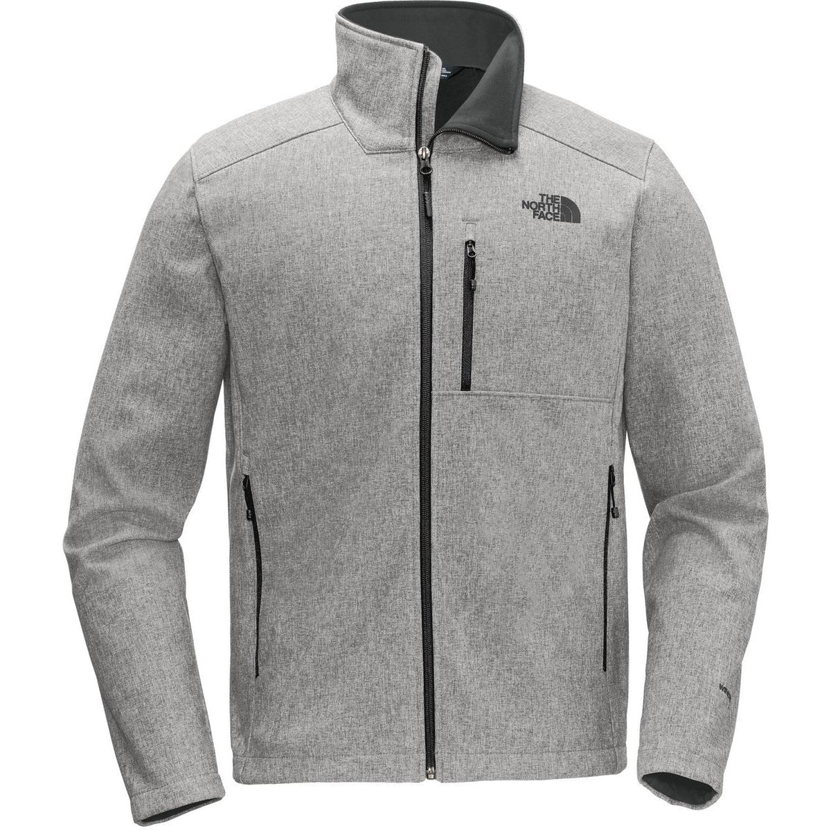 no-logo The North Face Apex Barrier Soft Shell Jacket-Regular-The North Face-TNF Medium Grey Heather-S-Thread Logic