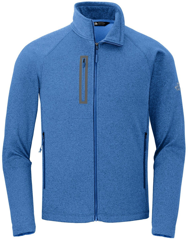 no-logo The North Face Canyon Flats Fleece Jacket-Active-The North Face-Monster Blue Heather-S-Thread Logic